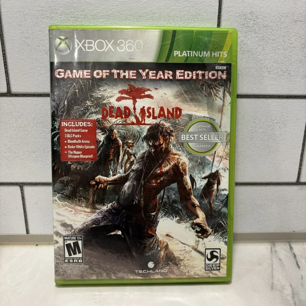Dead Island Game of the Year Edition Platinum Hits Xbox 360 CIB Manual Tested